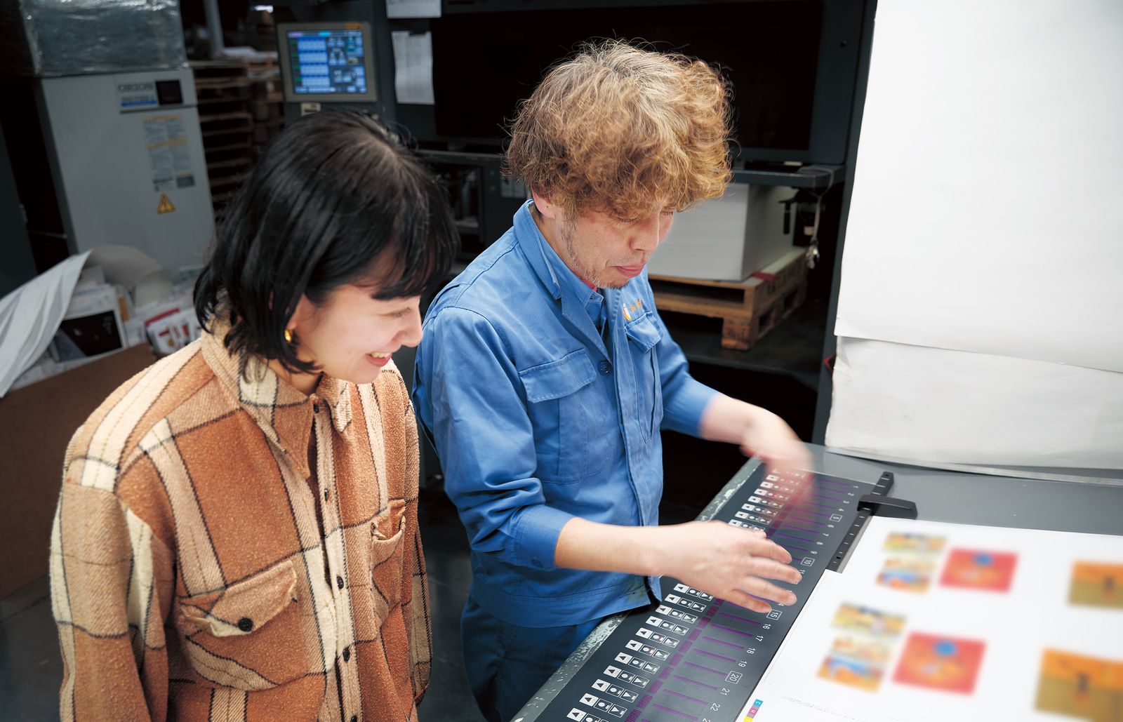 東京印書館 色校正作業